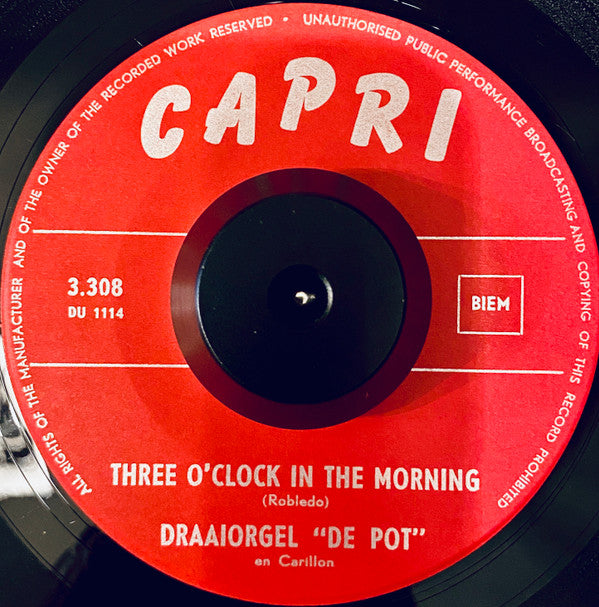 Draaiorgel De Pot : Vineta-klokken (7", Single)