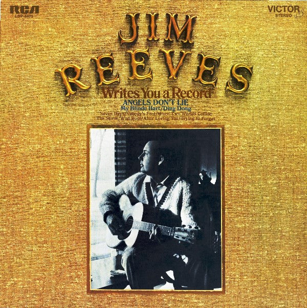 Jim Reeves : Writes You A Record (LP, Comp)