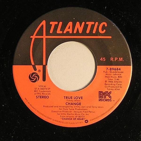 Change : Change Of Heart (7")