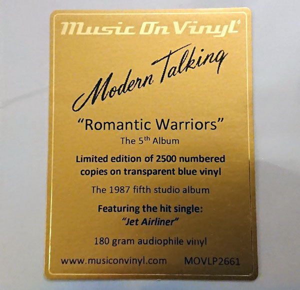 Modern Talking : Romantic Warriors - The 5th Album (LP, Album, Num, RE, Tra)
