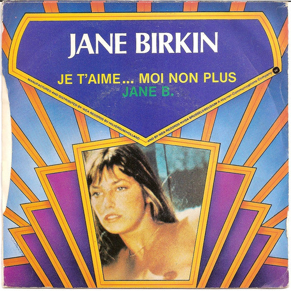 Jane Birkin : Je T'aime ... Moi Non Plus / Jane B. (7", Single, RE)
