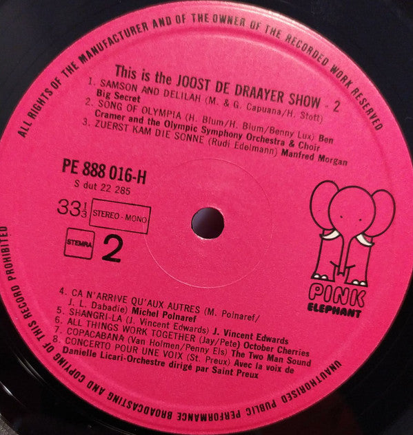 Joost de Draayer : This Is The Joost de Draayer Show 2 (LP, Comp)