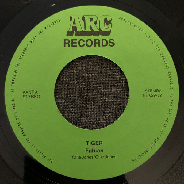 Fabian (6) : Tiger / Turn Me Loose (7", Gre)