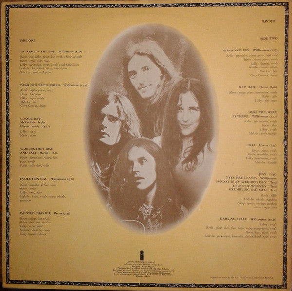 The Incredible String Band : Liquid Acrobat As Regards The Air (LP, Album, Gat)