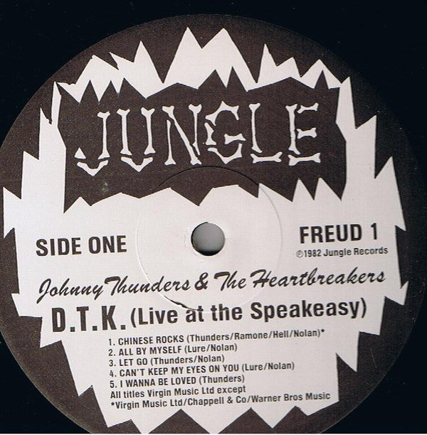 The Heartbreakers (2) : D.T.K. (Live At The Speakeasy) (LP, Album)