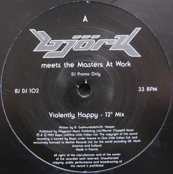 Björk : Björk Meets The Masters At Work (10", Promo)