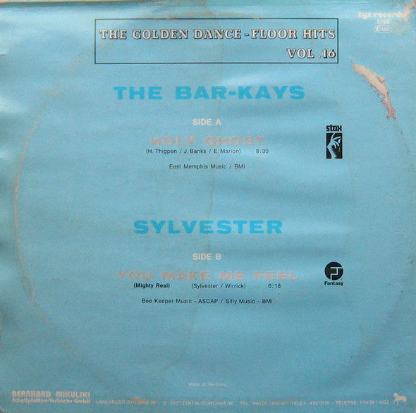 Bar-Kays / Sylvester : Holy Ghost / You Make Me Feel (Mighty Real) (12")
