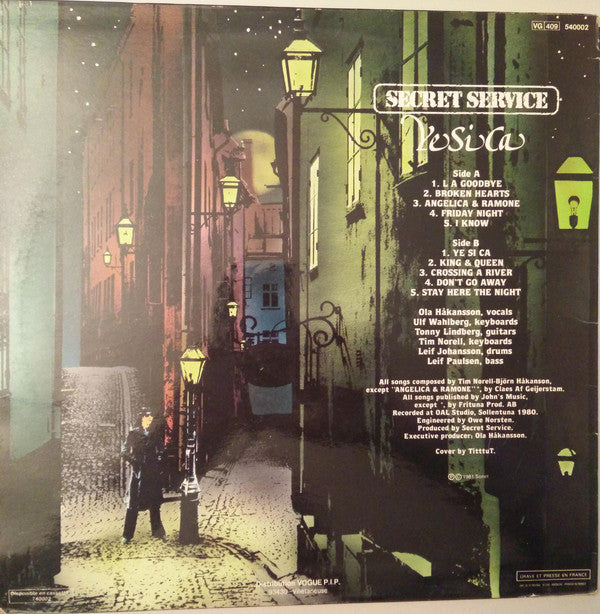 Secret Service : Ye Si Ca (LP, Album)