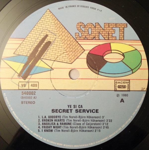 Secret Service : Ye Si Ca (LP, Album)