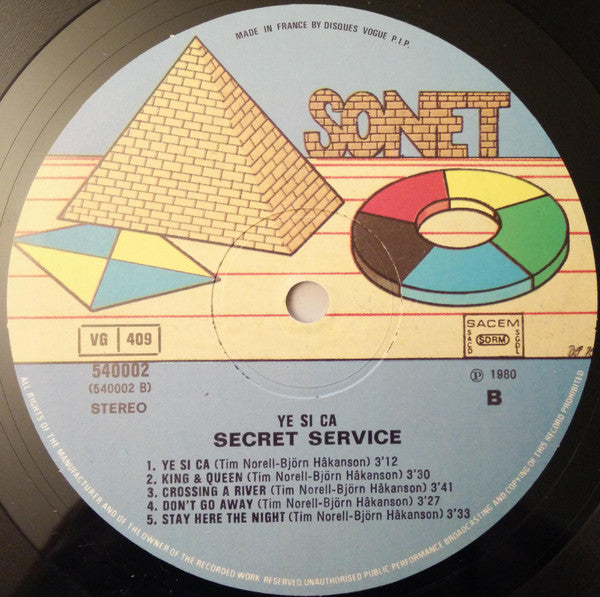 Secret Service : Ye Si Ca (LP, Album)