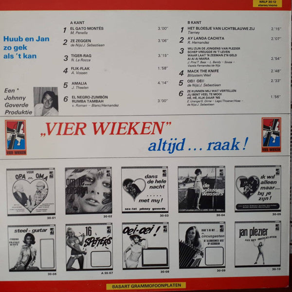 Huub En Jan : Zo Gek Als 't Kan (LP, Album)