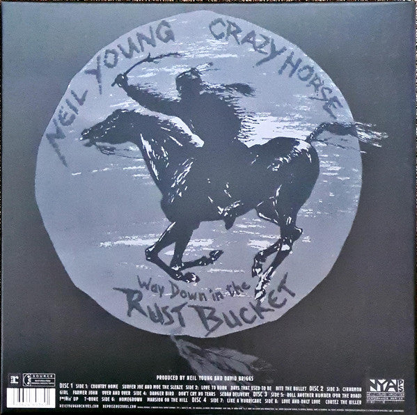 Neil Young With Crazy Horse : Way Down In The Rust Bucket (4xLP, Album + Box)