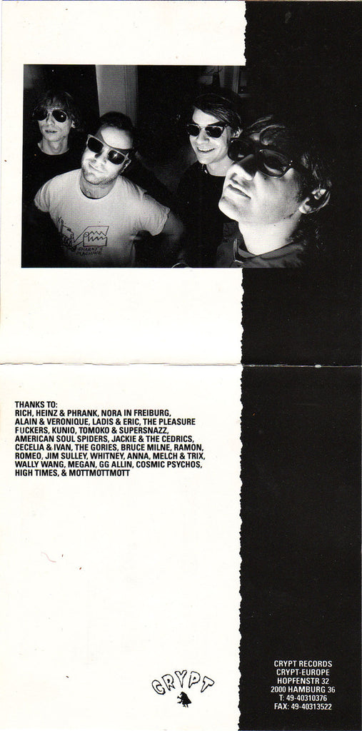 The Raunch Hands : Fuck Me Stupid (CD, Album)