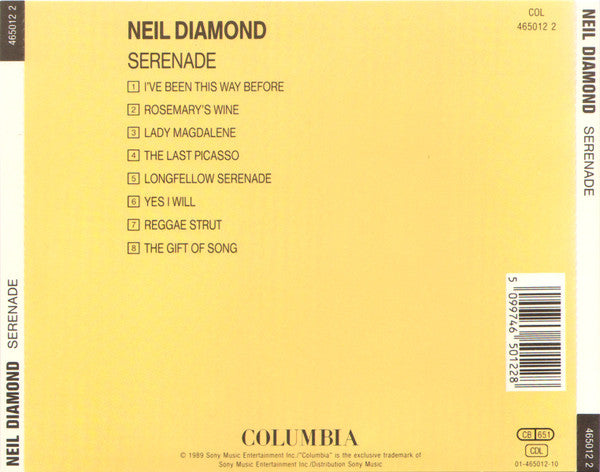 Neil Diamond : Serenade (CD, Album, RE)