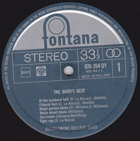 The Dutch Swing College Band : The Band's Best (LP, Comp, Fli)