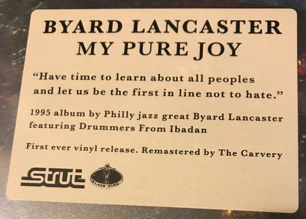 Byard Lancaster : My Pure Joy (LP, Album, RE, RM)