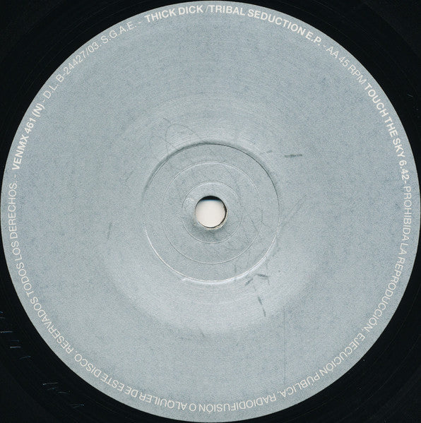 Thick:Dick* : Tribal Seduction EP (12", EP)
