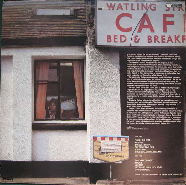 Gerard Kenny : Living On Music (LP, Album)