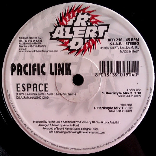 Pacific Link : Espace (12")