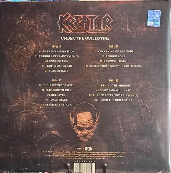 Kreator : Under The Guillotine - The Noise Records Anthology (2xLP, Comp, Gre)