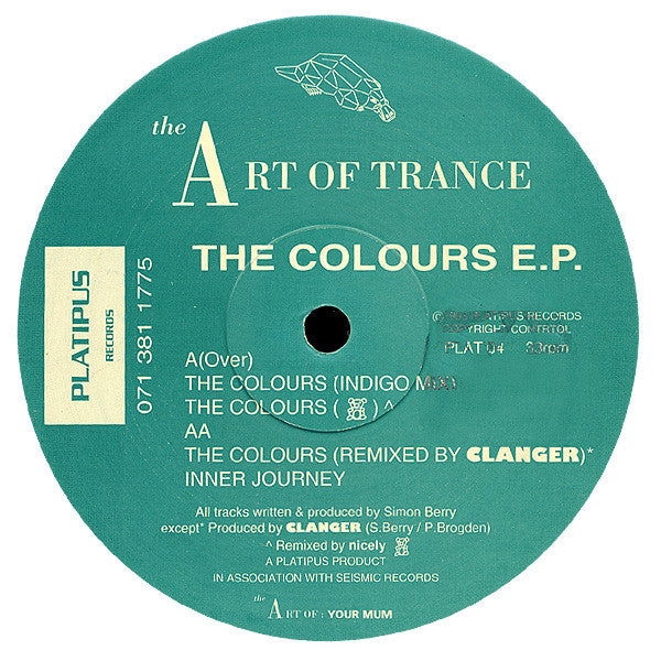 The Art Of Trance* : The Colours E.P. (12", EP)