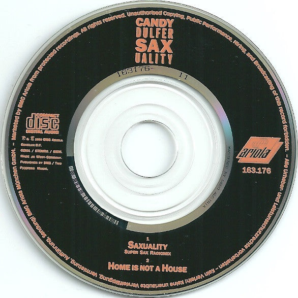 Candy Dulfer : Saxuality (CD, Mini, Single)