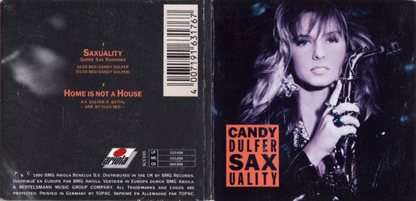 Candy Dulfer : Saxuality (CD, Mini, Single)