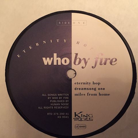 Who By Fire : Eternity Hop (12", MiniAlbum)