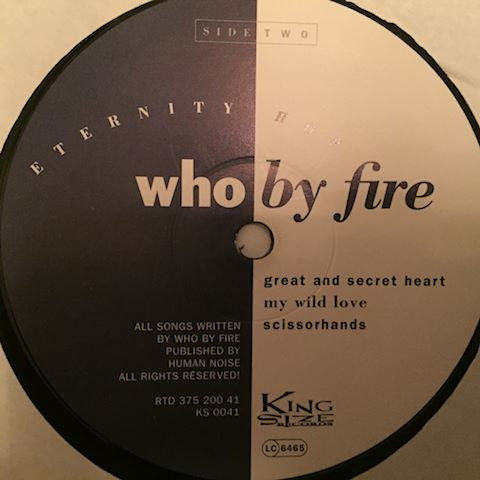 Who By Fire : Eternity Hop (12", MiniAlbum)