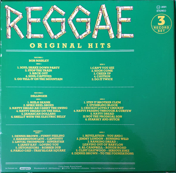 Various : Reggae Original Hits (Box, Comp + 3xLP)