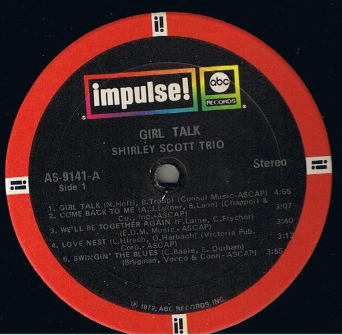 Shirley Scott Trio : Girl Talk (LP, Album, RE)