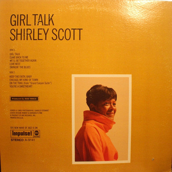 Shirley Scott Trio : Girl Talk (LP, Album, RE)