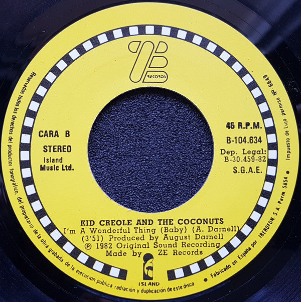 Kid Creole And The Coconuts : Annie (No Soy Tu Padre) (7", Single)