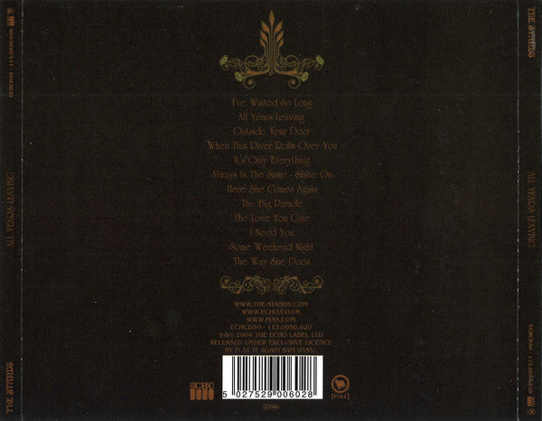 The Stands : All Years Leaving (CD, Album)