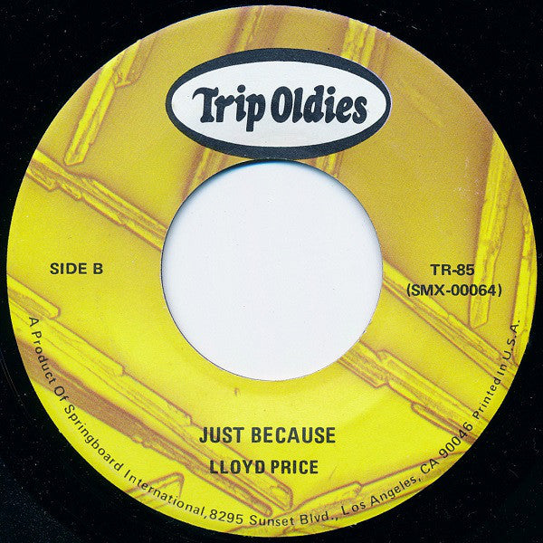 Lloyd Price : Stagger Lee /  Just Because (7", RE)