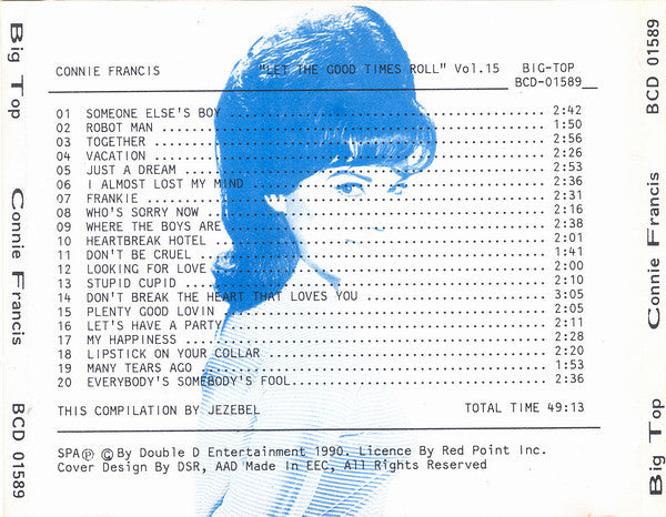 Connie Francis : Let The Good Times Roll (CD, Comp)