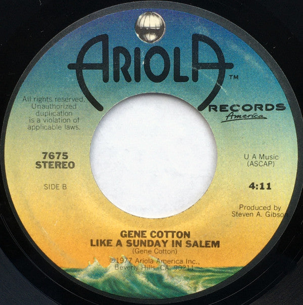 Gene Cotton : Before My Heart Finds Out (7", San)