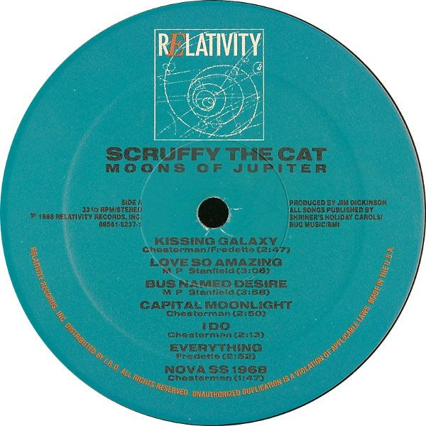 Scruffy The Cat : Moons Of Jupiter (LP, Album)