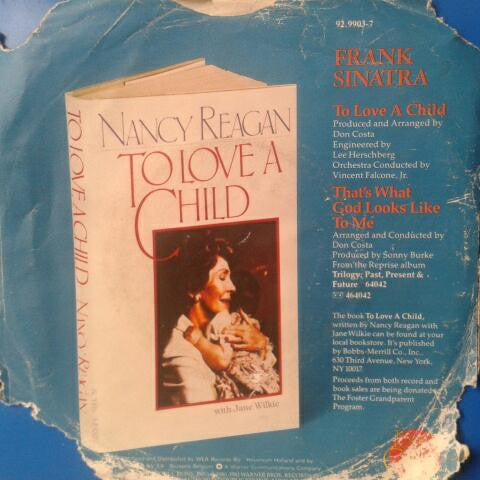 Frank Sinatra : To Love A Child (7", Single)