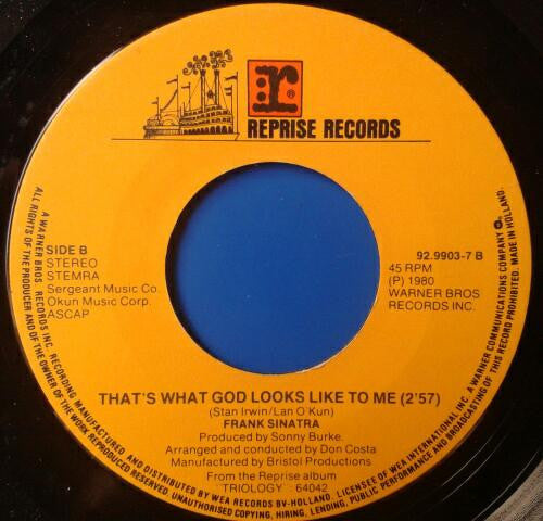 Frank Sinatra : To Love A Child (7", Single)