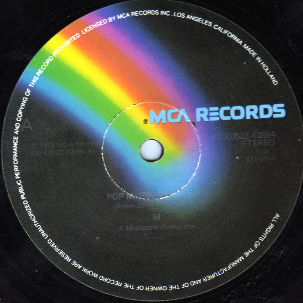 M (2) : Pop Muzik / M Factor (12", Single)