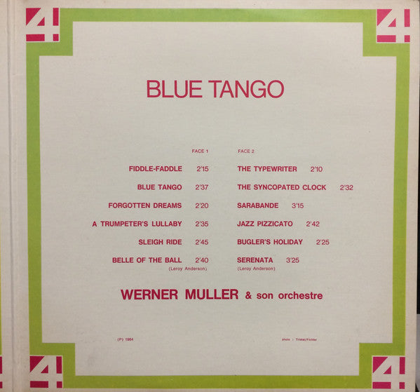 Werner Müller Und Sein Orchester : Blue Tango (LP, Comp)