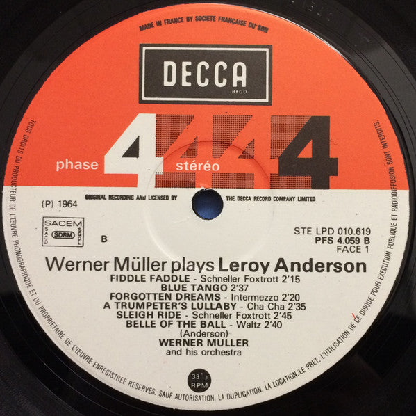 Werner Müller Und Sein Orchester : Blue Tango (LP, Comp)