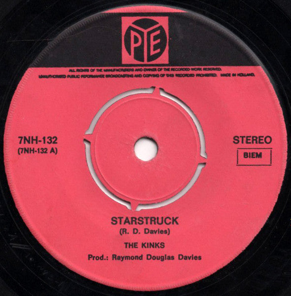 The Kinks : Starstruck / Picture Book (7")