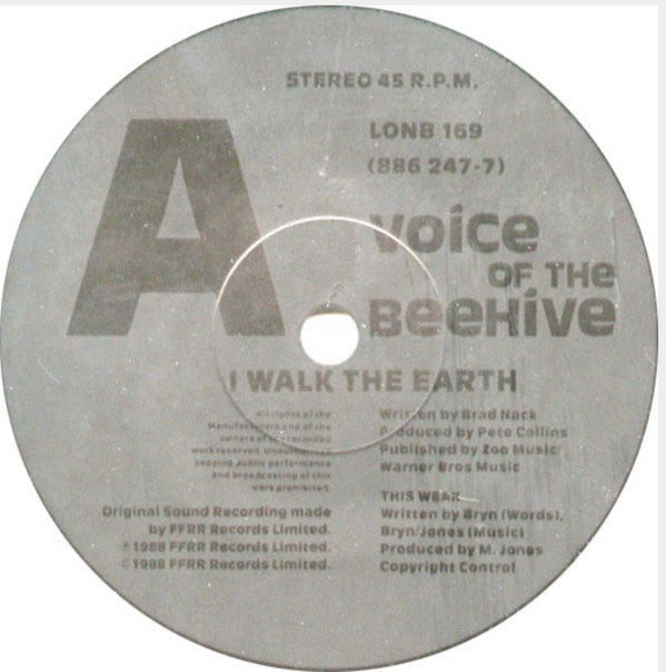 Voice Of The Beehive : I Walk The Earth (7", Single, Ltd, Tra + Box)