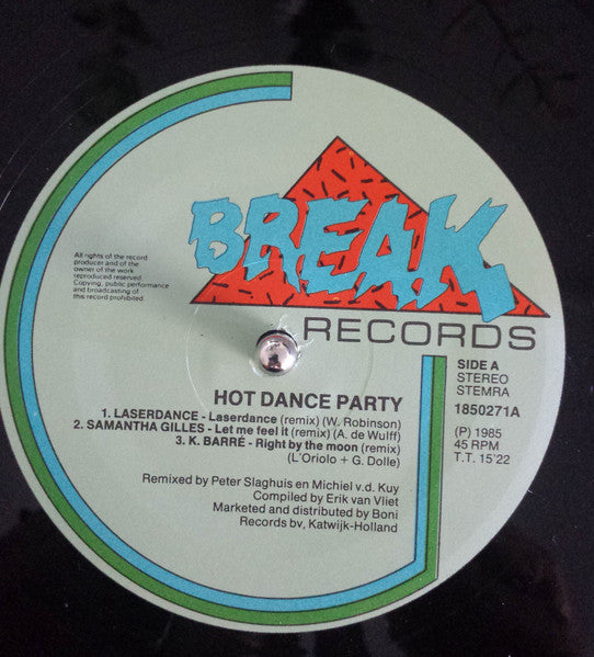 Various : Hot Dance Party (LP, Comp, Mixed)