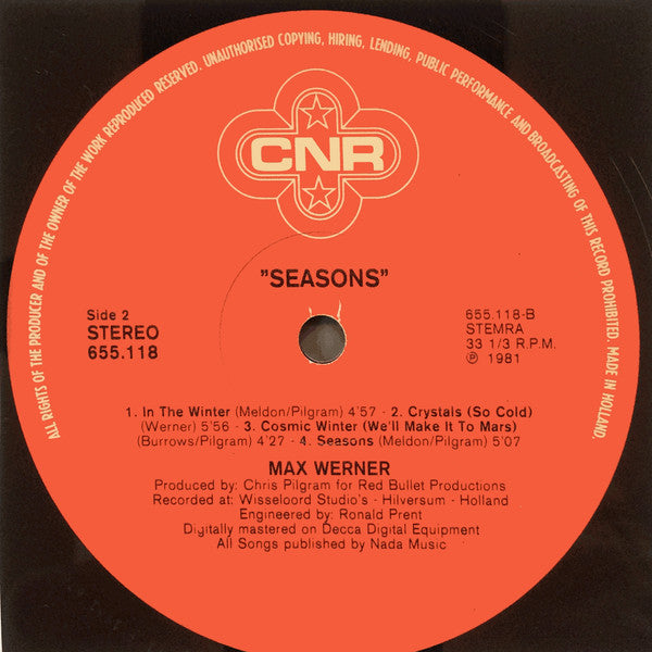 Max Werner : Seasons (LP, Album)