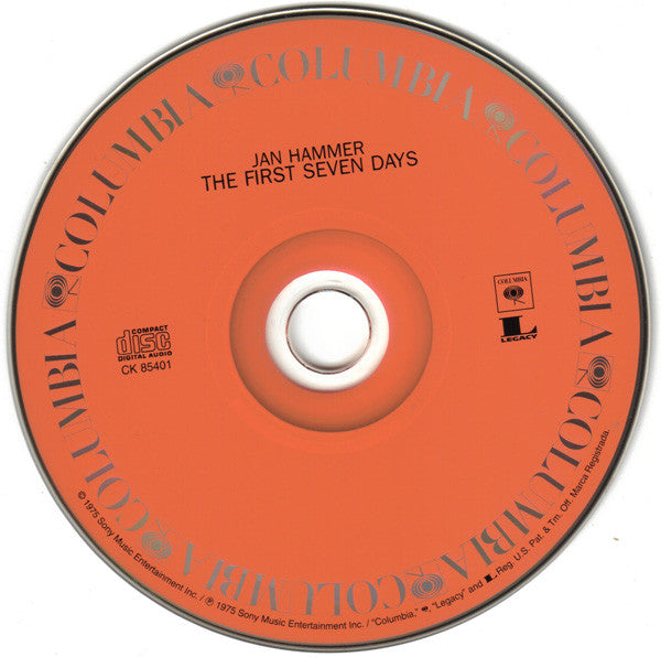 Jan Hammer : The First Seven Days (CD, Album, RE, RM)