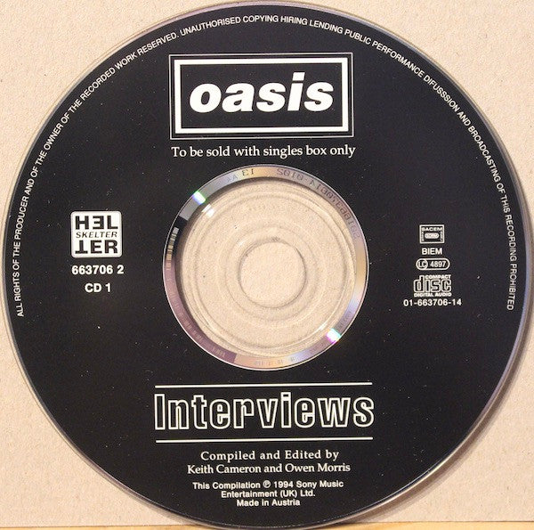 Oasis (2) : Interviews (CD)