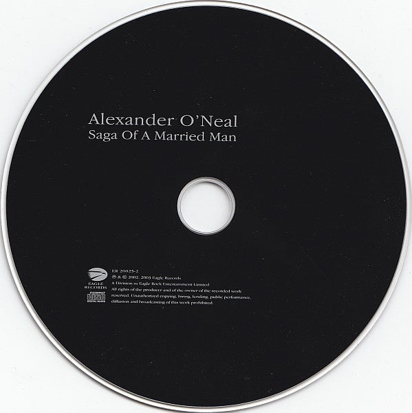 Alexander O'Neal : Saga Of A Married Man (CD, Album)